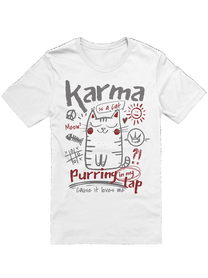 Karma is a Cat | Unisex Bella+Canvas Supersoft T-Shirt product image (2)