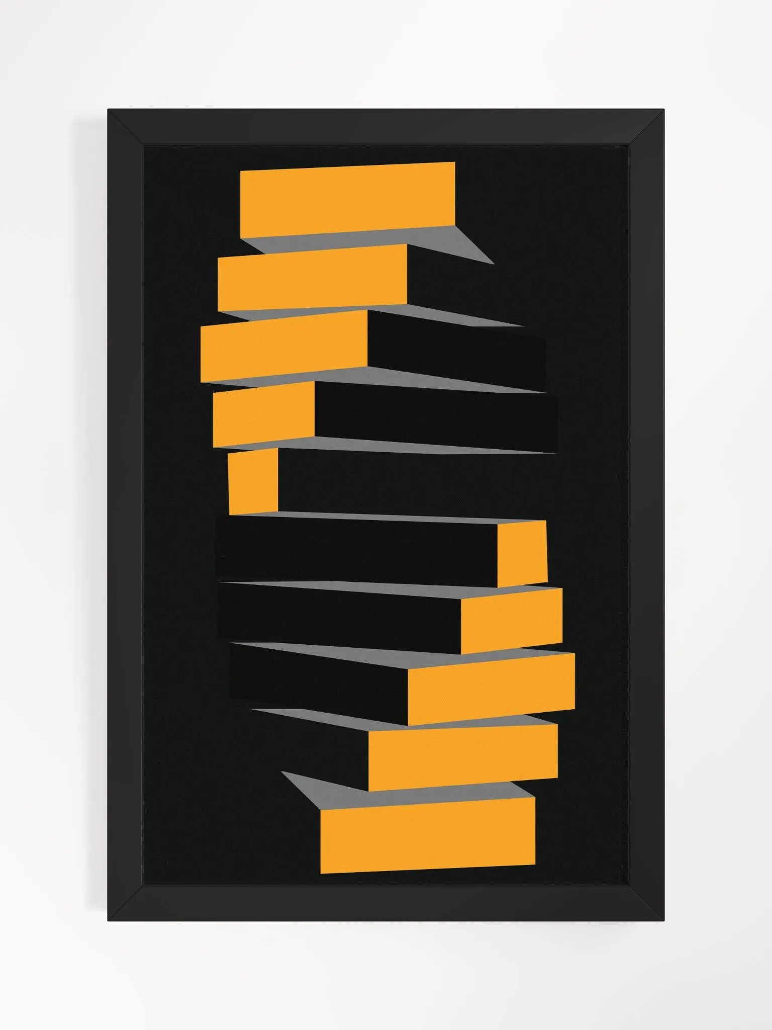 Blocks Framed Twisted Poster product image (23)