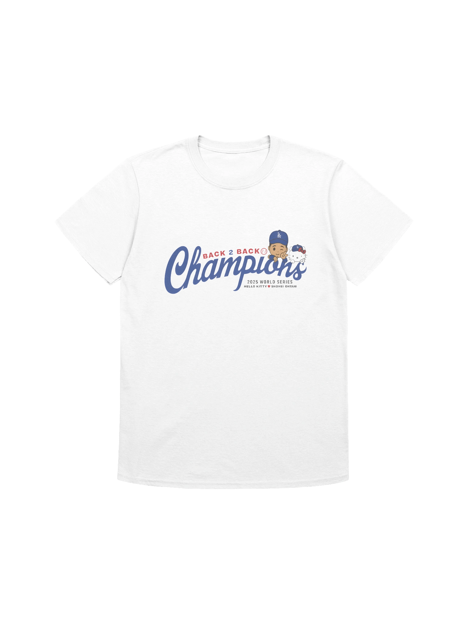 Back to Back Ohtani Hello Kitty Dodgers T-Shirt product image (1)