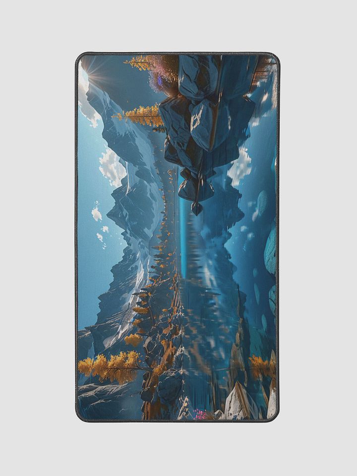 Mountain Lake Deskmat | Serene Alpine Landscape Design product image (2)