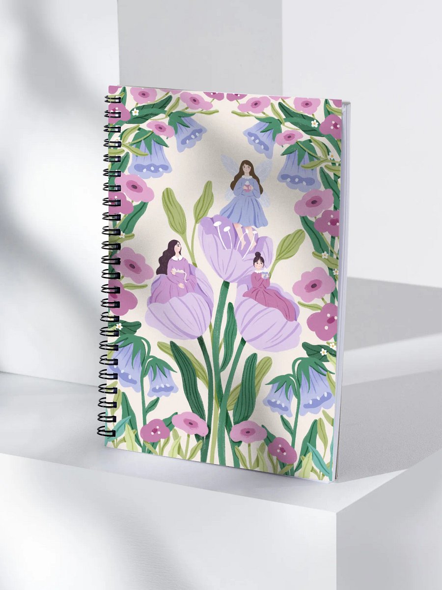 Enchanting Floral Dating Day Spiral Notebook product image (4)