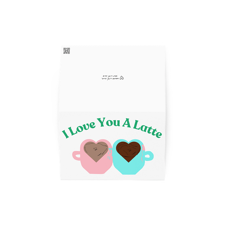I Love You A Latte Card product image (2)