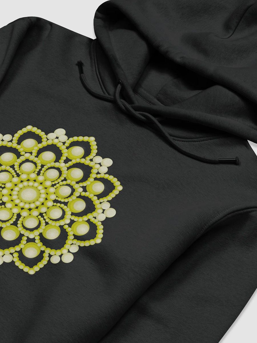 Yellow Flower Mandala Unisex Eco Hoodie product image (3)