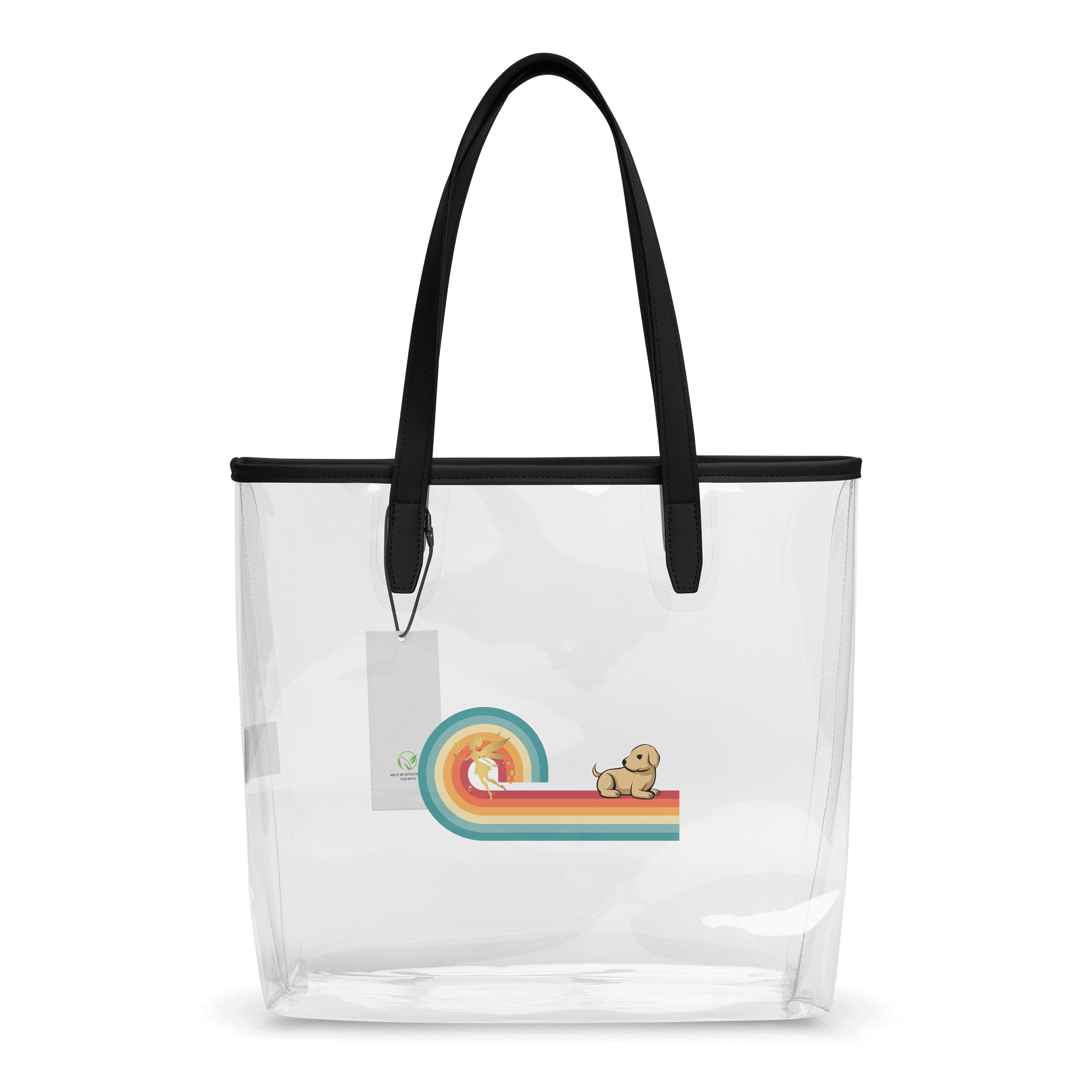 Rainbow Fairy Clear Tote Bag product image (2)