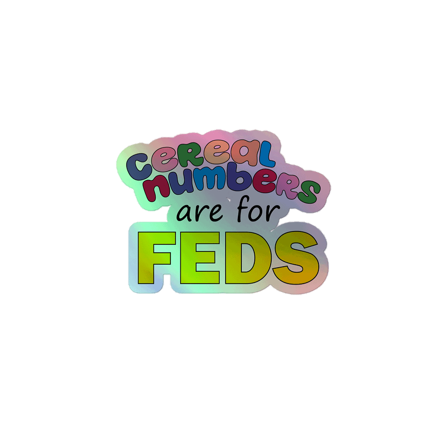 Holographic Silly Agents Sticker product image (1)