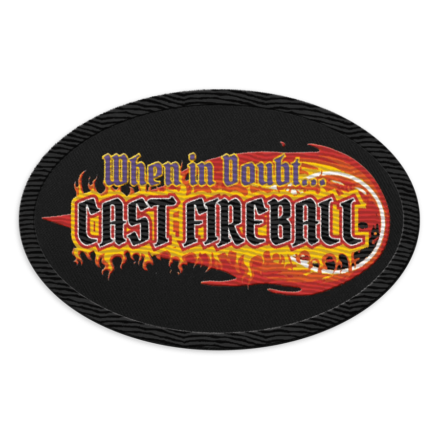 When in Doubt Cast Fireball Patch product image (1)