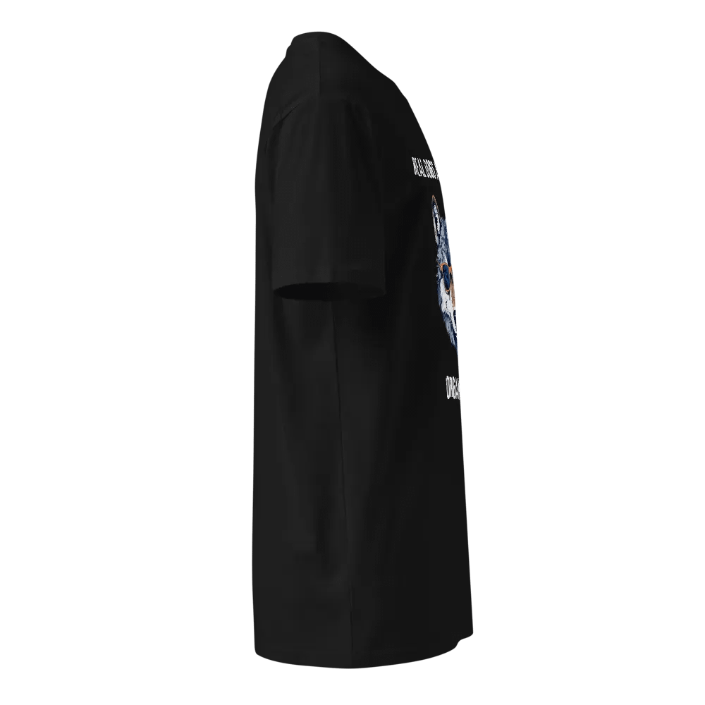 Cool Wolf in Shades Graphic T-Shirt product image (4)