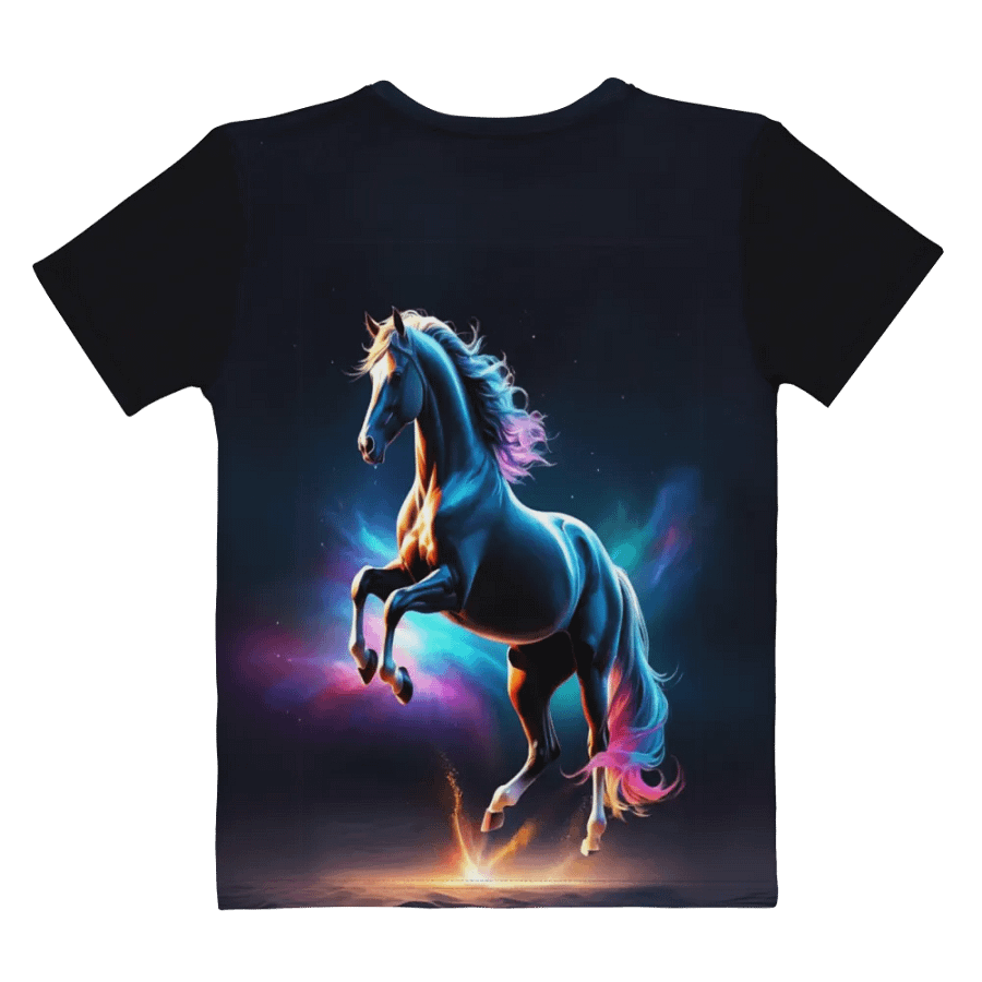 Colorful Horse All Over Print T-shirt product image (9)
