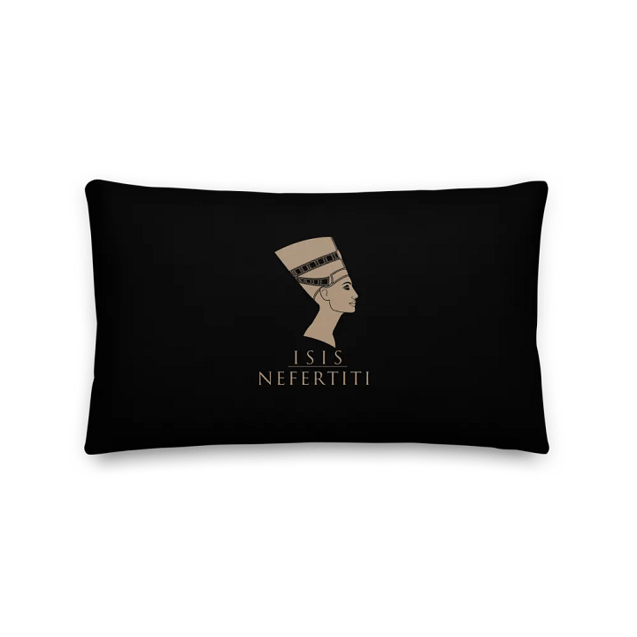 Nefertiti Black Premium Pillow product image (2)