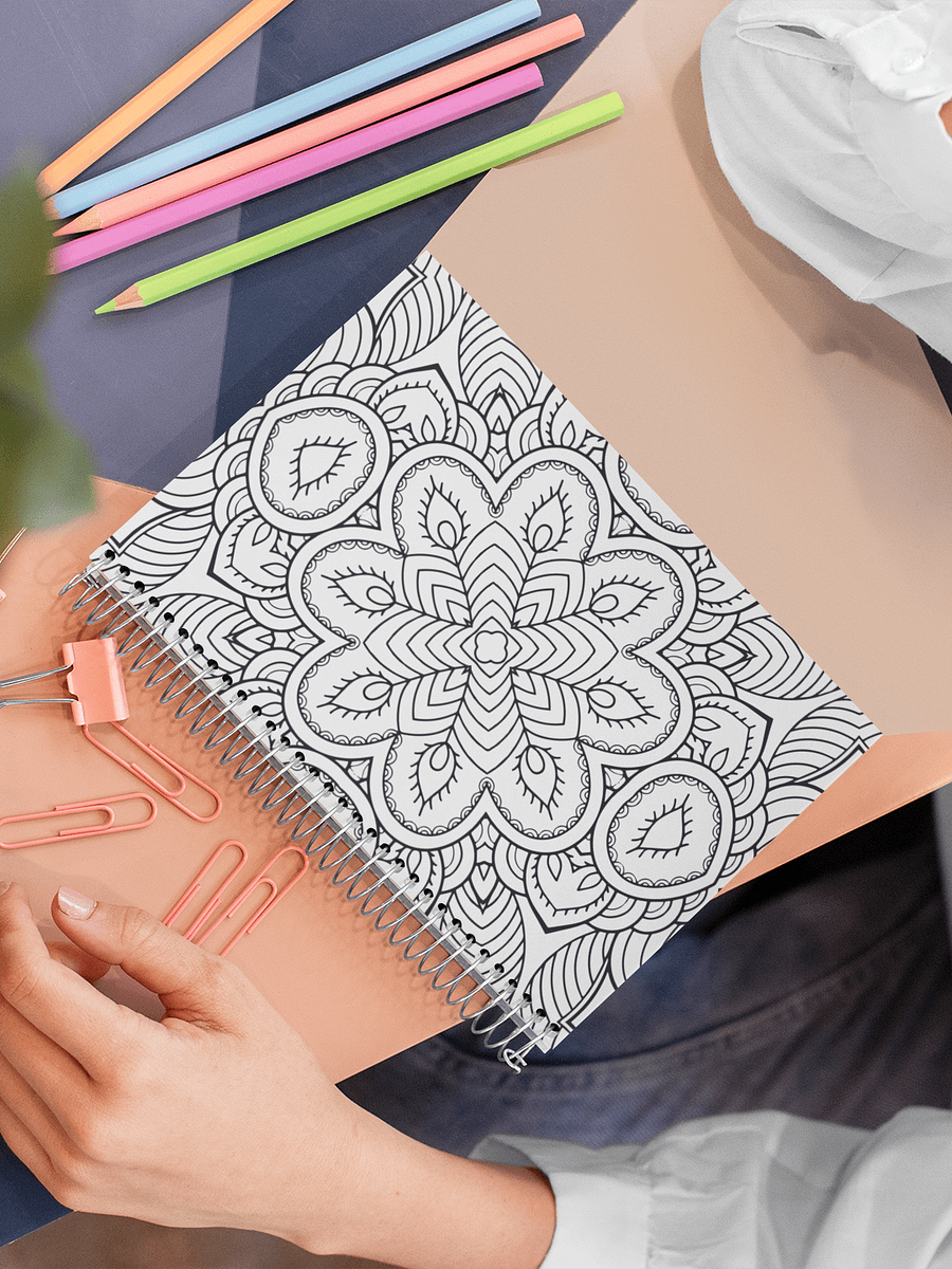 Mega Mandala Printable Coloring Book product image (5)