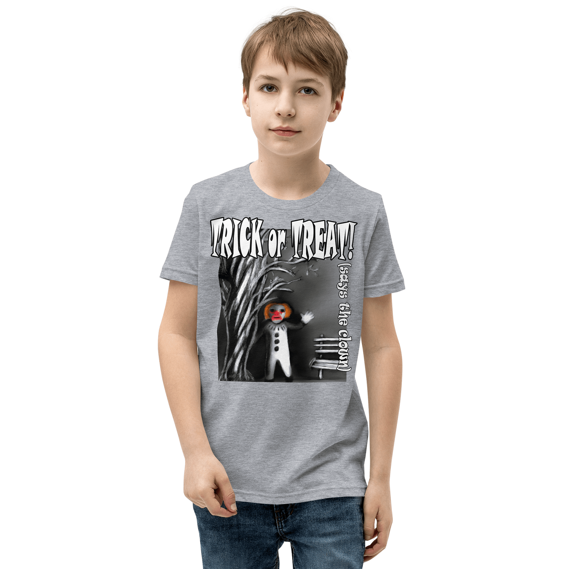 Trick or Treat Clown Youth T-Shirt product image (12)