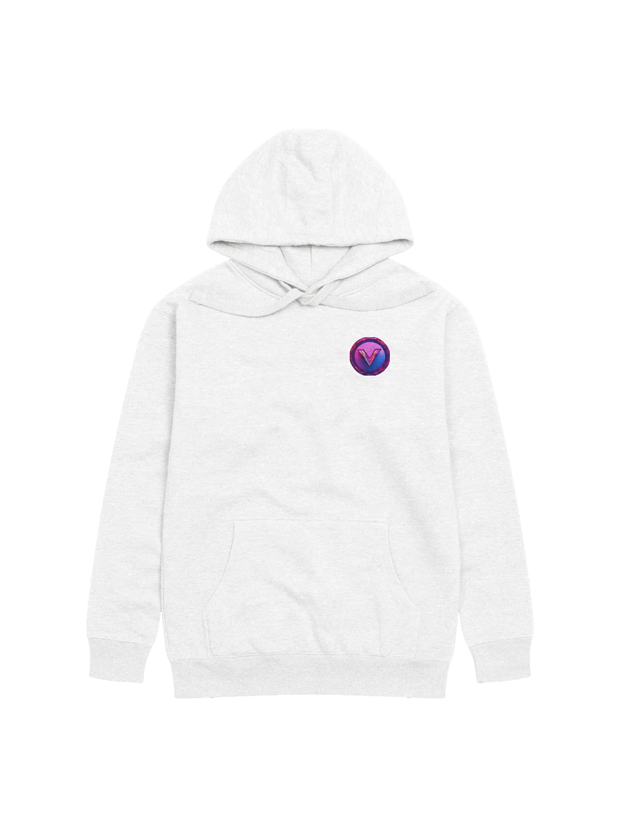 White Simplistic V Hoodie product image (1)