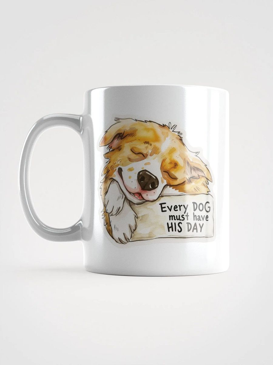 Dreamy Dog Days White Glossy Mug product image (4)
