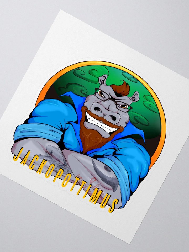 Hippo sticker 1 product image (4)