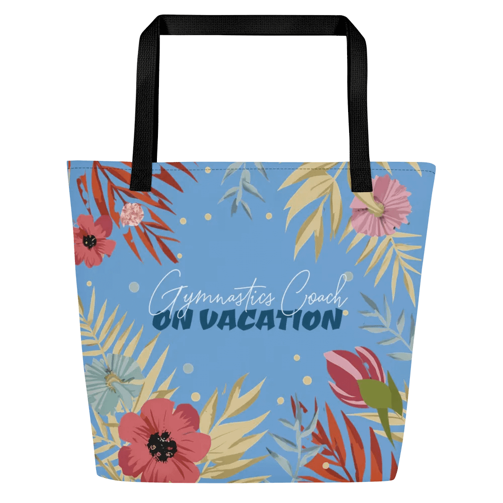 Gymnastics Coach on Vacation Light Blue product image (2)