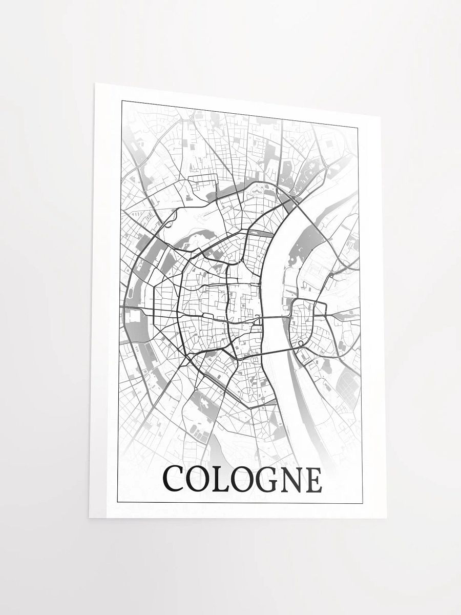 Cologne, Germany, city map print product image (14)