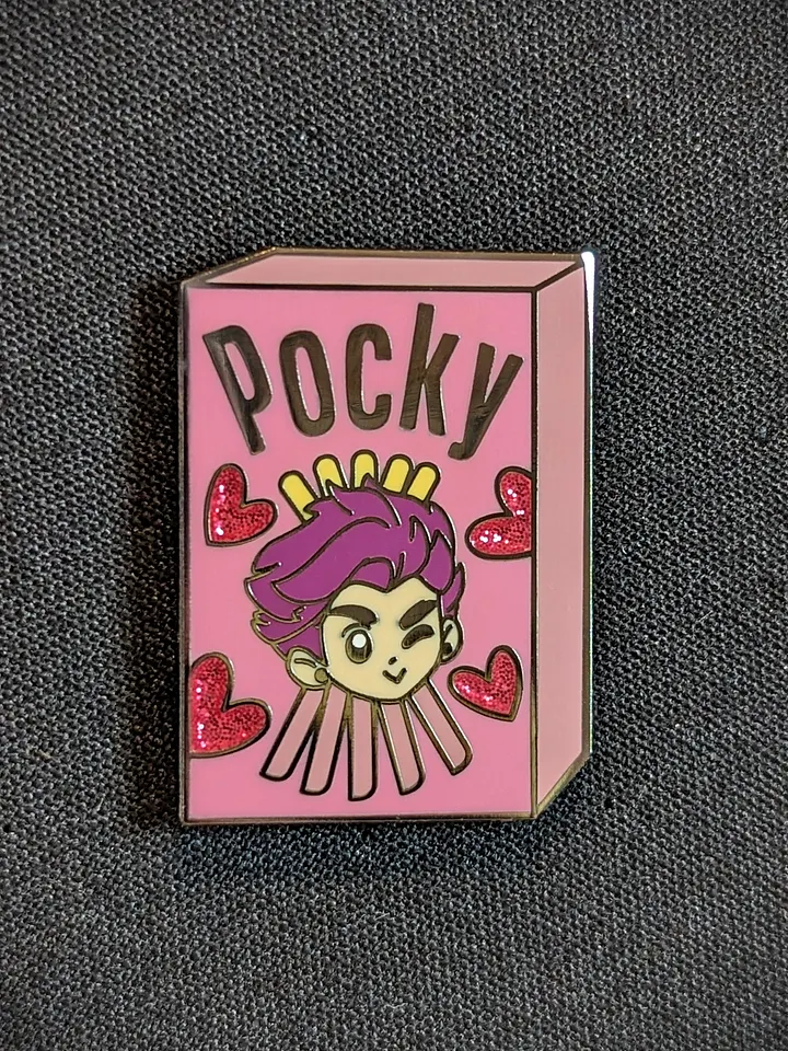 Alphonse Pocky Enamel Pin product image (1)