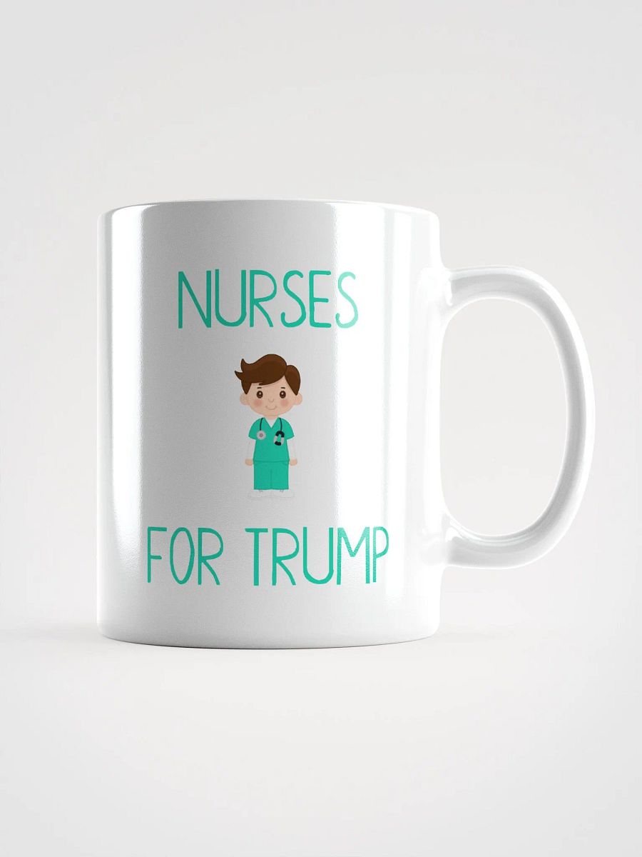 Nurses For Trump (M) Mug product image (3)
