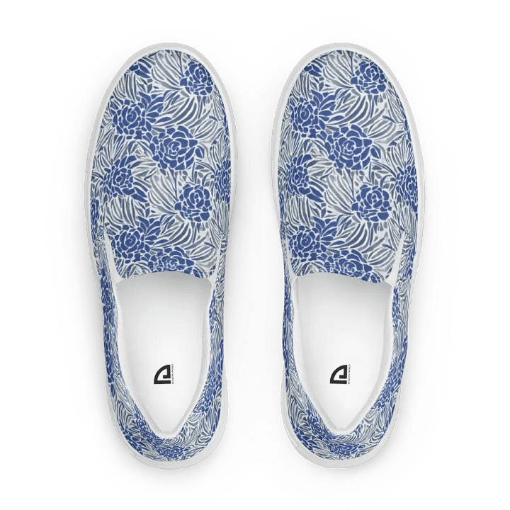Blue Roses Woman Canvas Shoes product image (1)