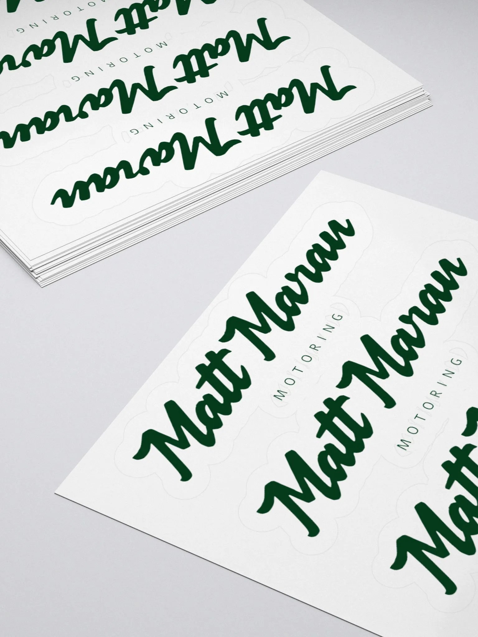 Matt Maran Motoring logo sticker product image (12)