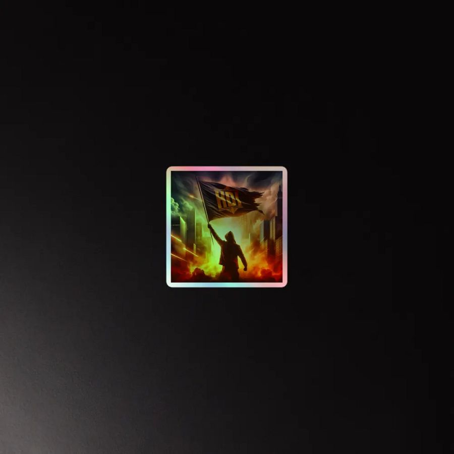 HDI Flag Bearer - Holographic Sticker product image (2)