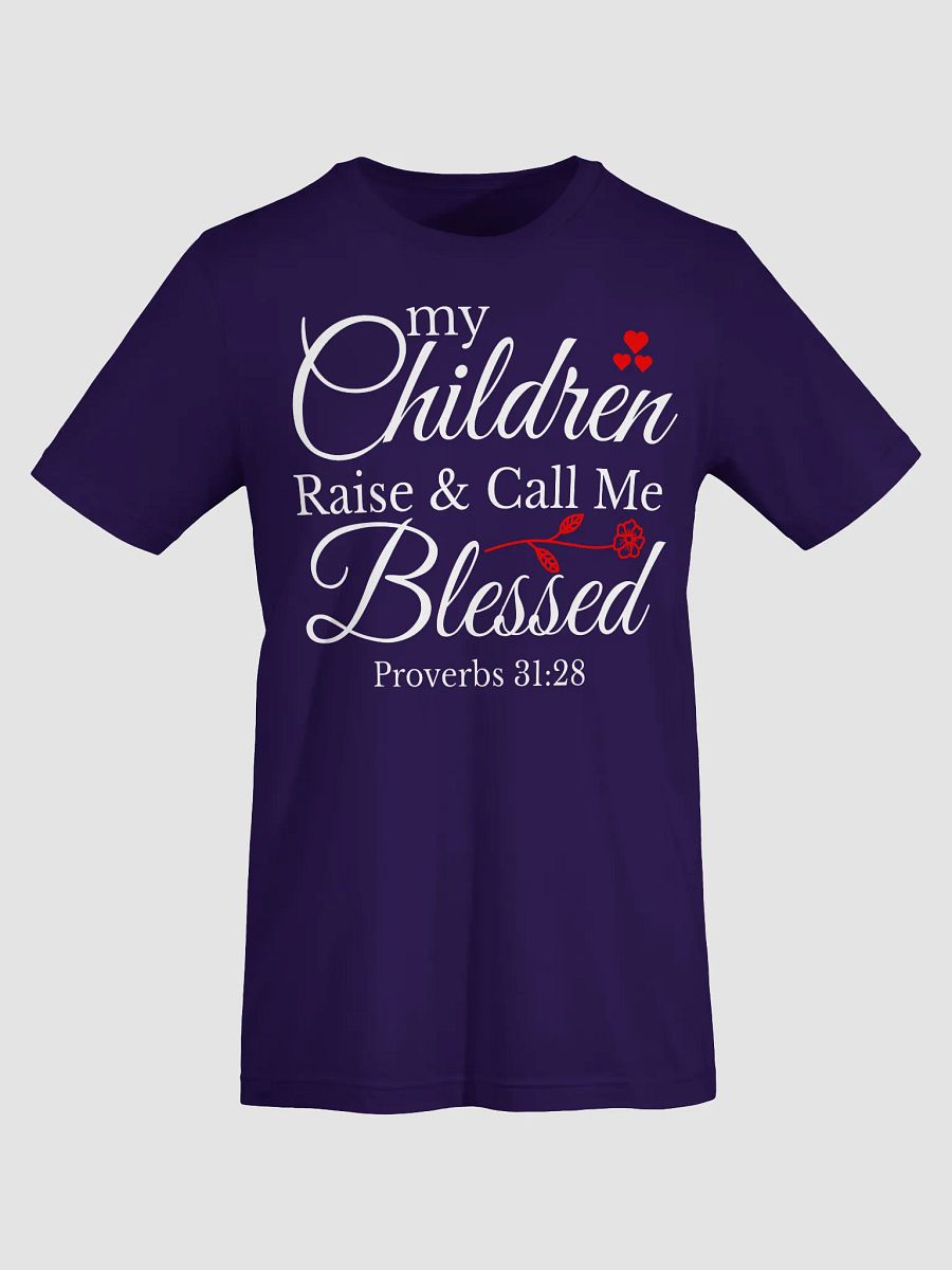 Blessed Mama Bella Canvas T-shirt. product image (44)