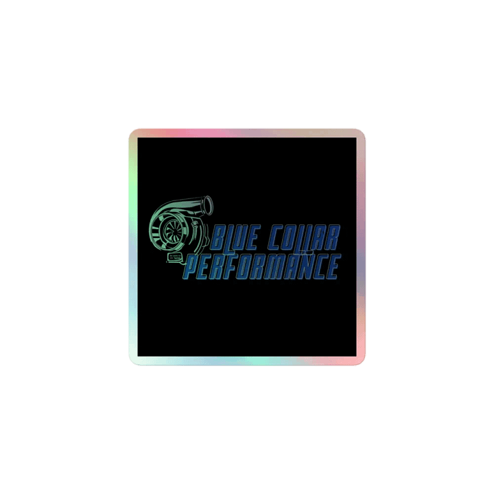Blue Collar Performance Holographic Sticker Sheet product image (1)