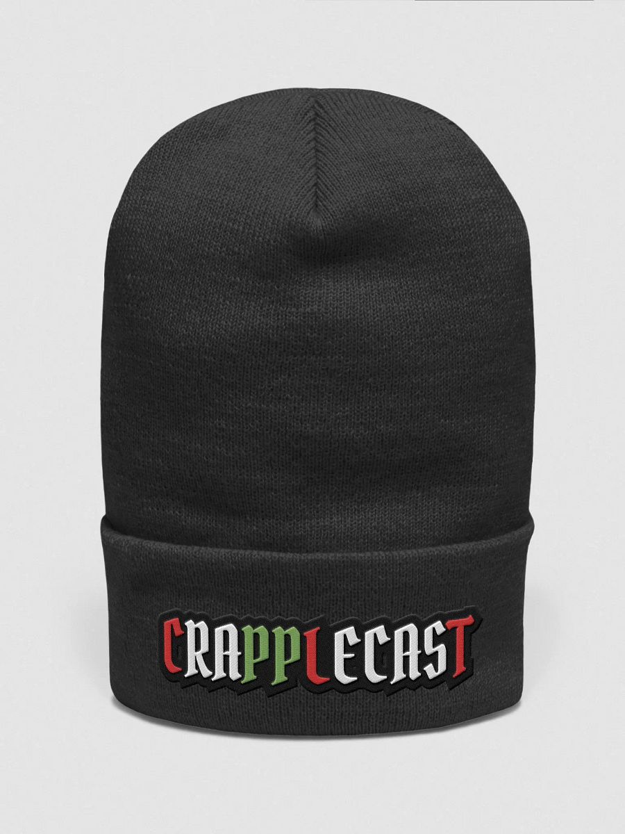 CRAPPLECAST CHRISTMAS COLORS KNIT HAT (BEANIE) product image (7)