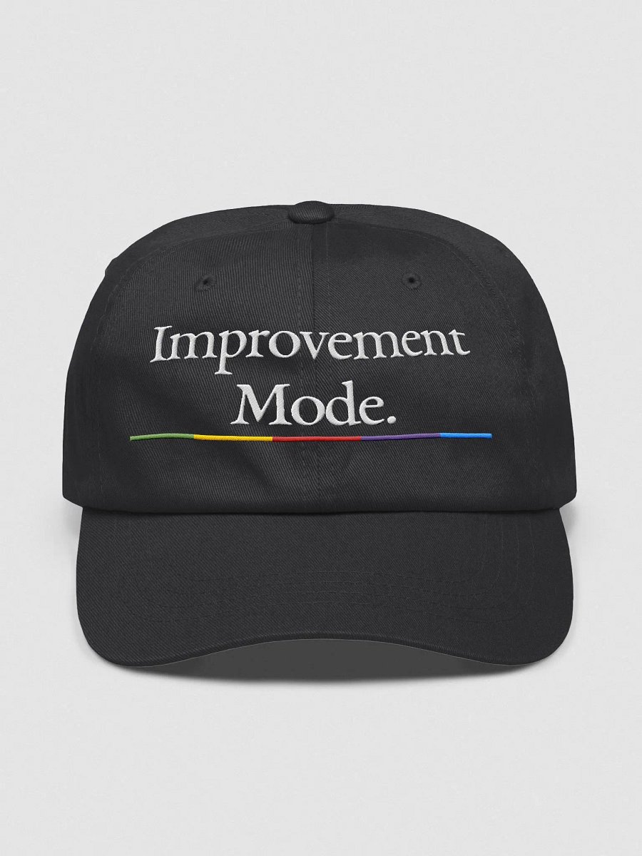 Improvement Mode Hat Black - 100% Cotton product image (1)