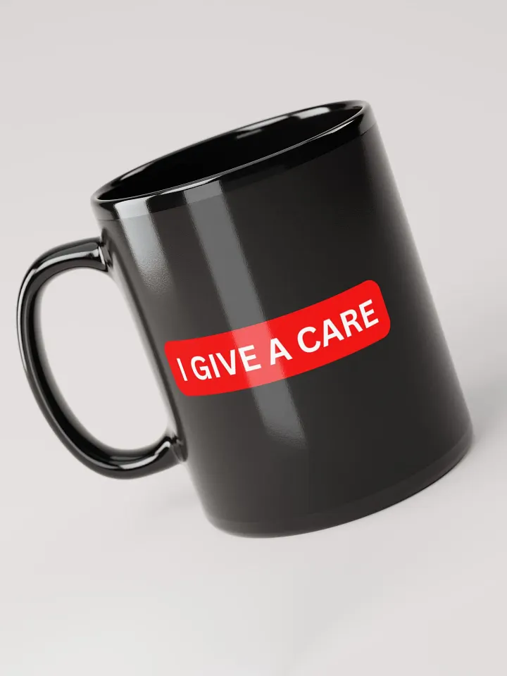I Give a Care Kellerman Mug but in black! product image (1)
