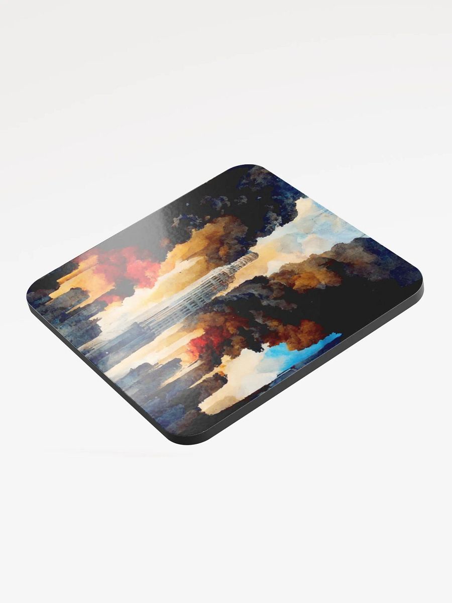 Inferno City Glossed Cork Coaster product image (3)