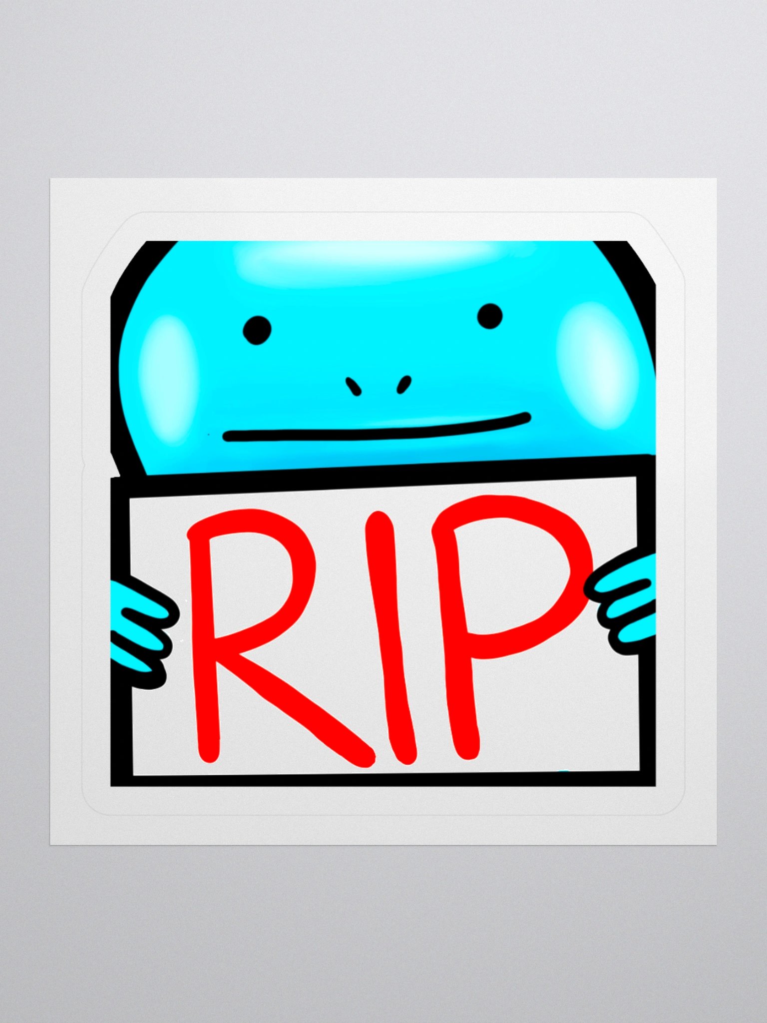 Blue Quag Vinyl Stickers (3" x 3") product image (1)