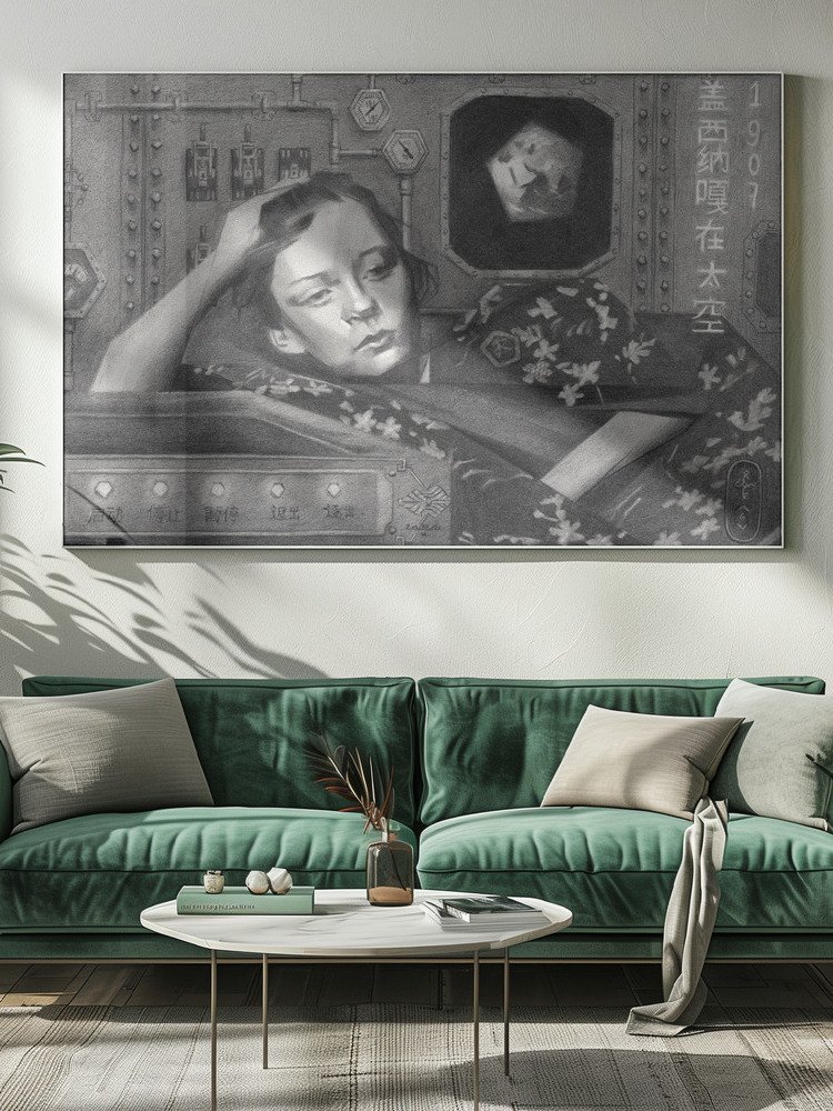 盖 西 纳 嘎 在 太 空 – 20-10-21 (Geesje Kwak in Space) product image (9)