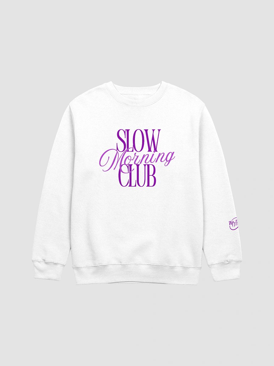 "Slow Morning Club" Crewneck Sweatshirt | MyTime Movie Network Collection product image (1)