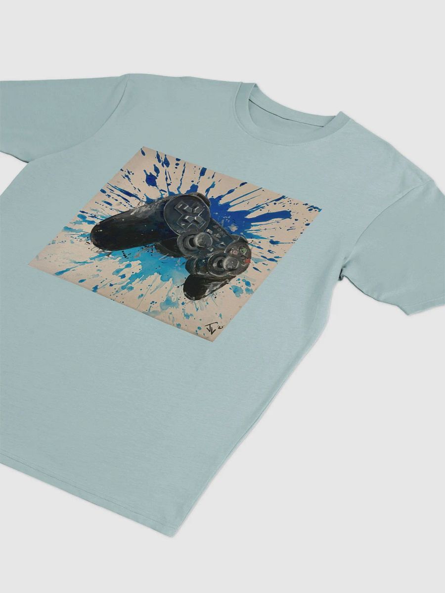 Game Station 2 Controller Splatter Paint Tee product image (3)