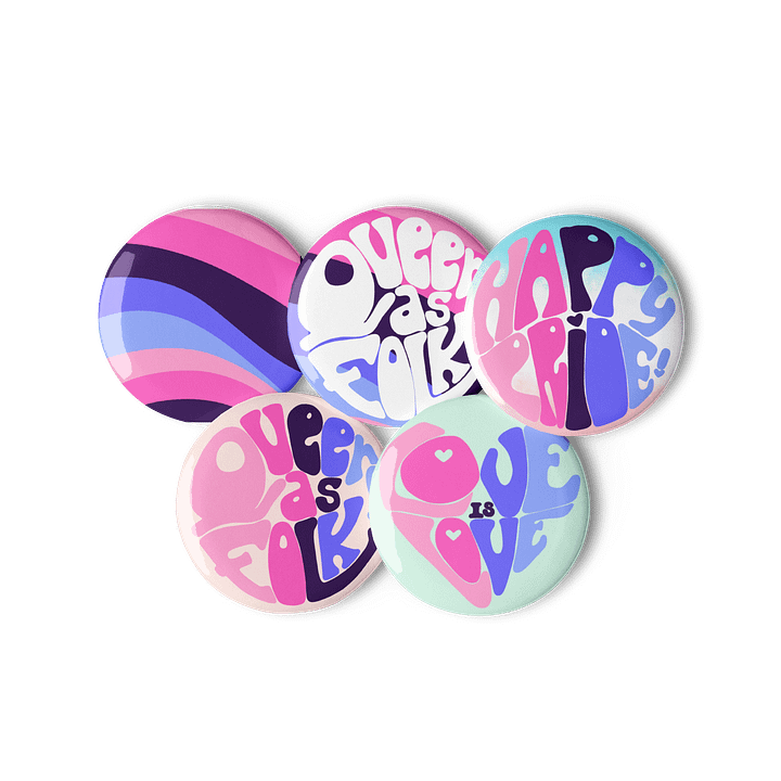 Omnisexual Pride pin badge set product image (2)