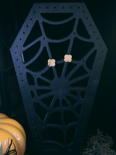 Golden Hour Clover Studs product image (2)