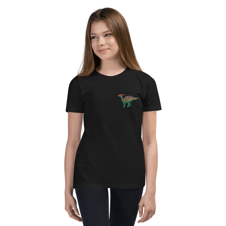 Parasaurolophus Embroidered Youth T-Shirt product image (5)