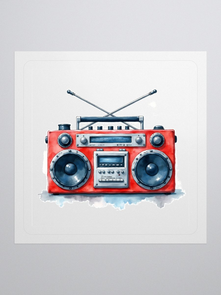 Retro Boombox Sticker Set product image (3)