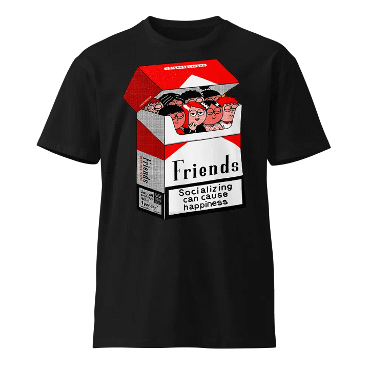 Socializing Can Cause Happiness Unisex Tee product image (1)