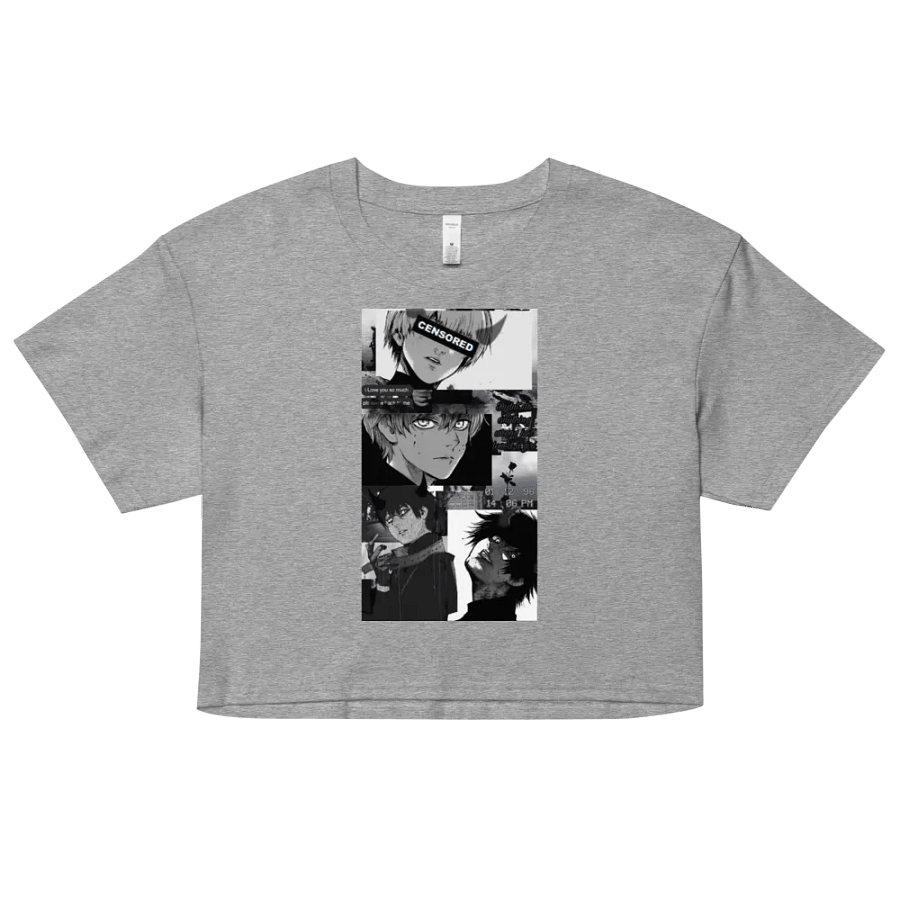 Moody Manga Expressions Women's Crop Top product image (64)