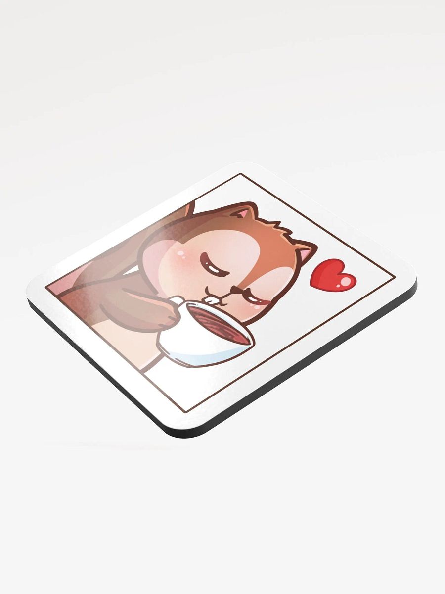 Blushing Squirrel Coffee Coaster product image (3)