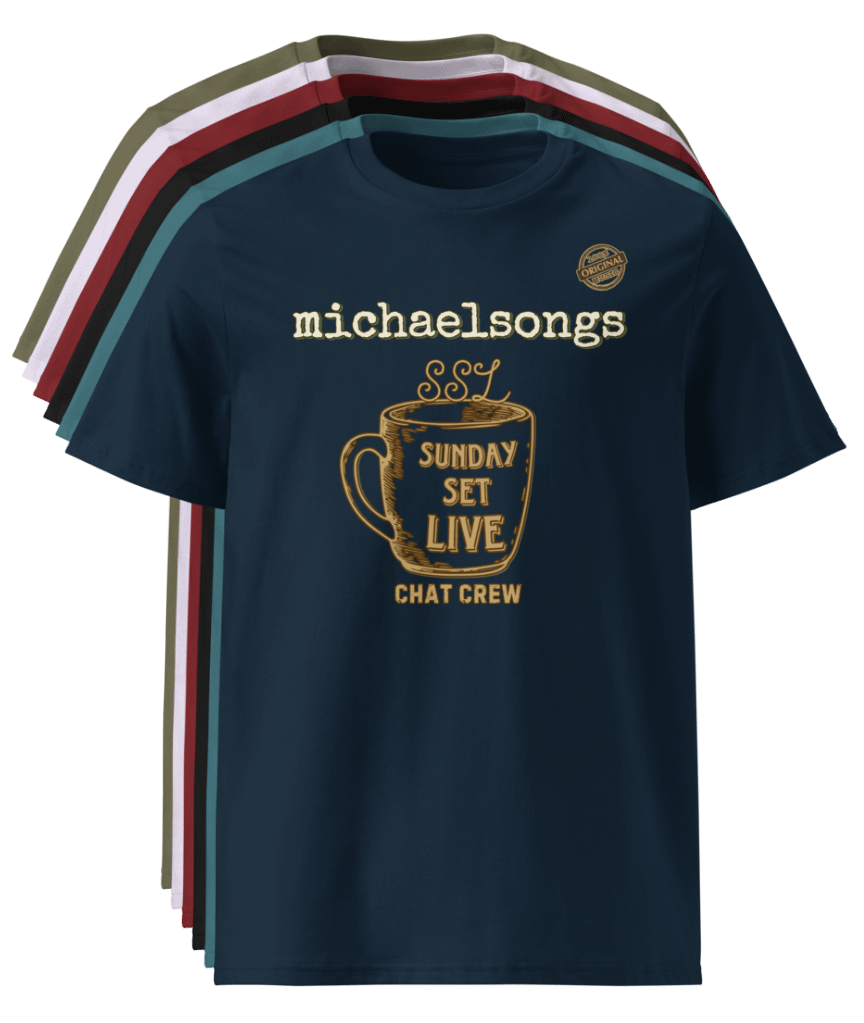 organic tee w/Sunday Set Chat Crew logo product image (1)