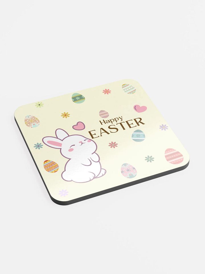 Happy Easter Coaster Set – Festive & Fun Holiday Decor! product image (2)