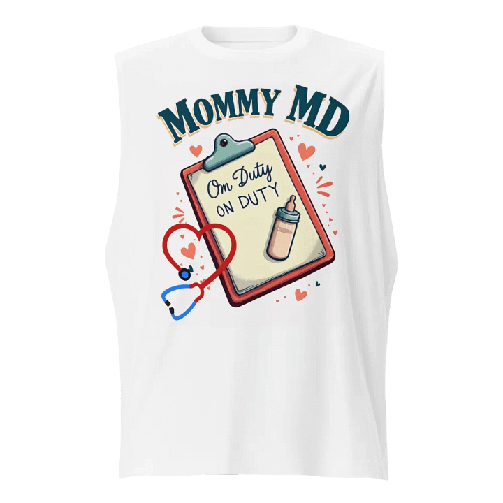 Mommy MD On Duty Muscle Tank product image (5)