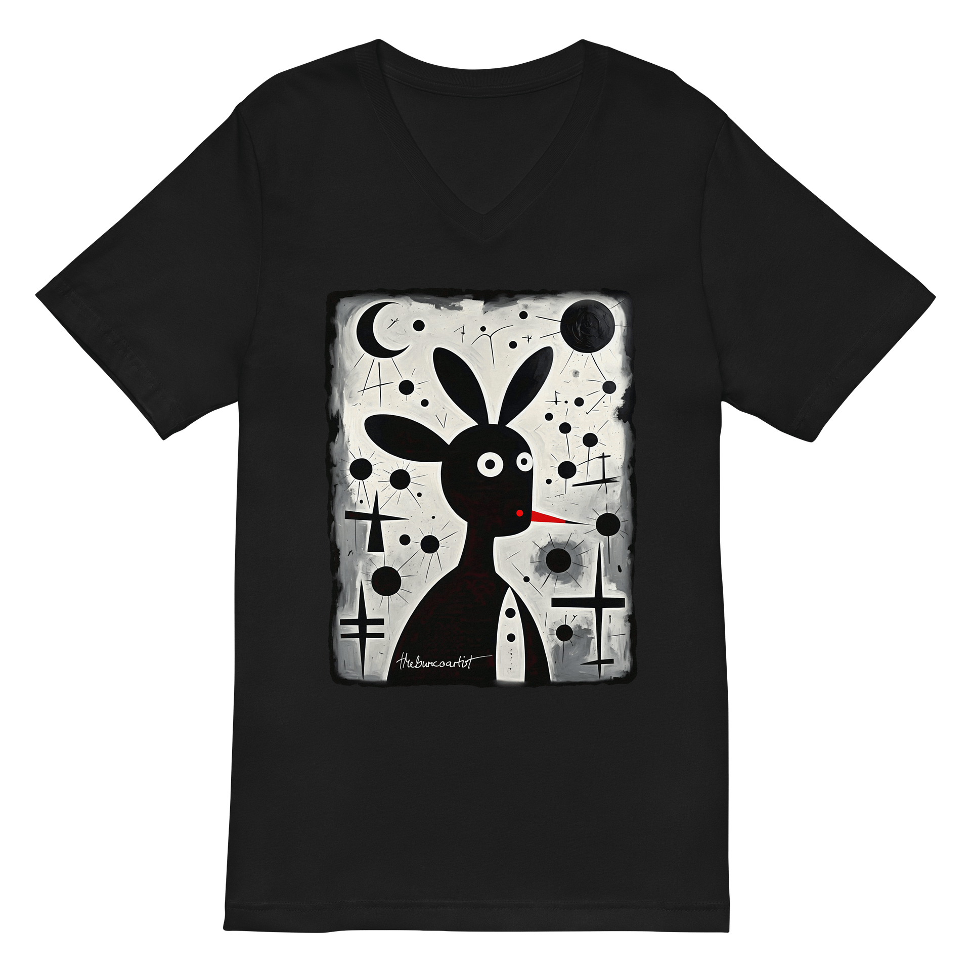 Bella+Canvas Short Sleeve V-Neck Jersey T-Shirt product image (1)