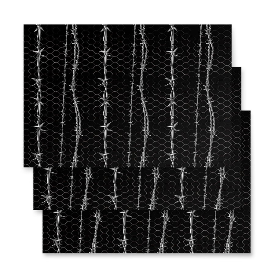 Barbed and Chicken Wire Wrapping Paper Sheets product image (5)