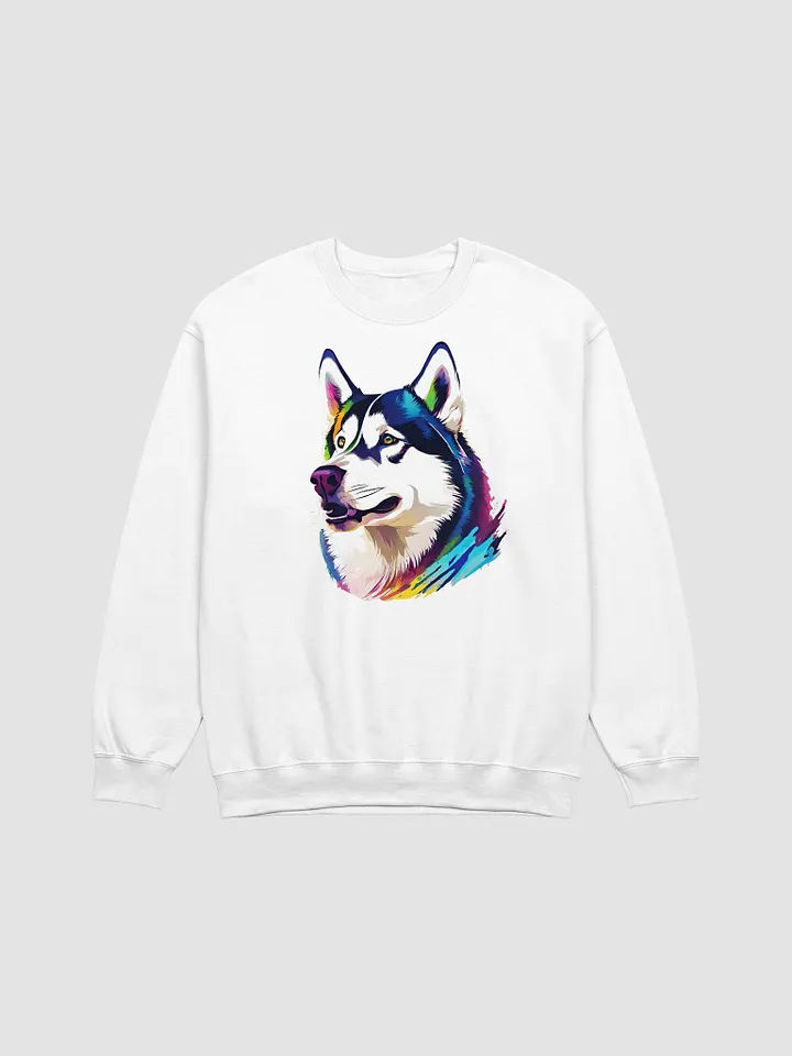 Graphic Siberian Husky Crewneck Sweatshirt product image (34)