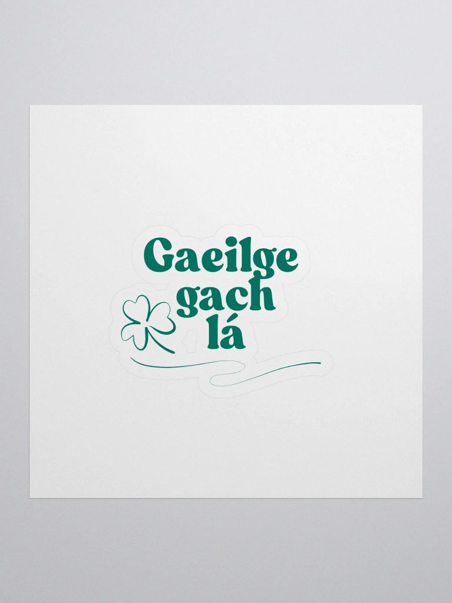 Gaeilge Gach Lá Sticker product image (1)