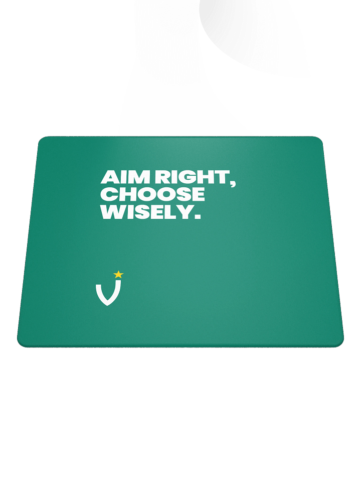 AIM RIGHT, CHOOSE WISELY Gaming Mouse Pad product image (1)